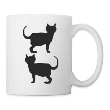 Cats Black - Mug - white - Right