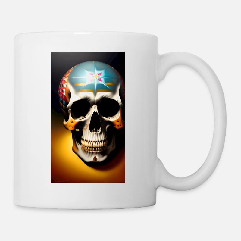 Crâne mexicain - Mug blanc - blanc