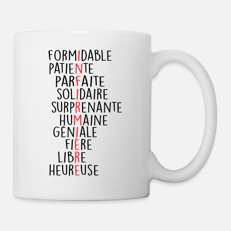 Définition infirmière - Mug blanc - blanc