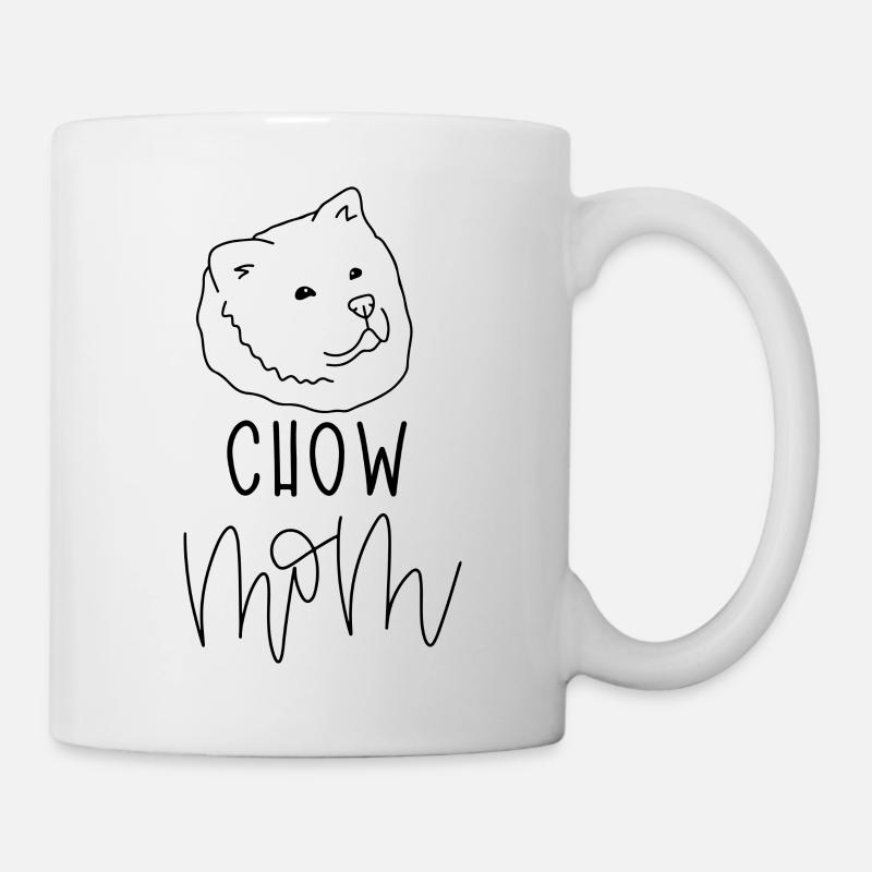 Dog Mom Chow | Chow chow - Tasse - Weiß