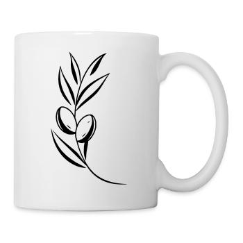 Olive Branch Leaf Personalizable - Mug - white - Right