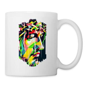 jesus bible christian religion christian cross christian - Mug - white - Right