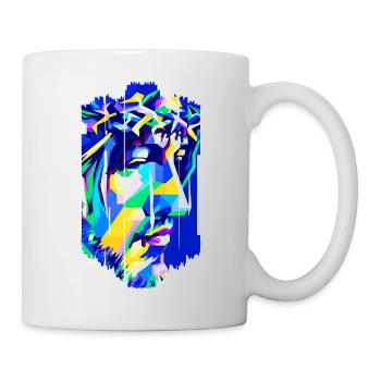 jesus bible christian religion christian cross christian - Mug - white - Right