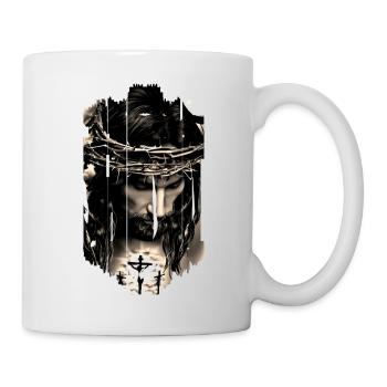 jesus bible christian religion christian cross christian - Mug - white - Right