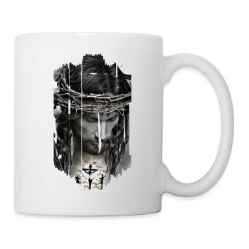 jesus bible christian religion christian cross christian - Mug - white - Right
