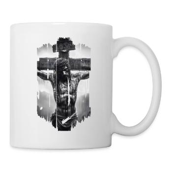 jesus bible christian religion christian cross christian - Mug - white - Right