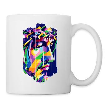 jesus bible christian religion christian cross christian - Mug - white - Right