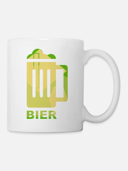 Bier - Tasse - Weiß