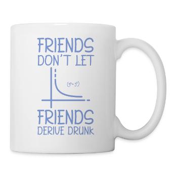 Les amis ne laissent pas les amis dériver ivre 2 - Mug blanc - blanc - Droite