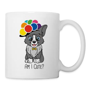Hund - Tasse - Weiß - Rechts