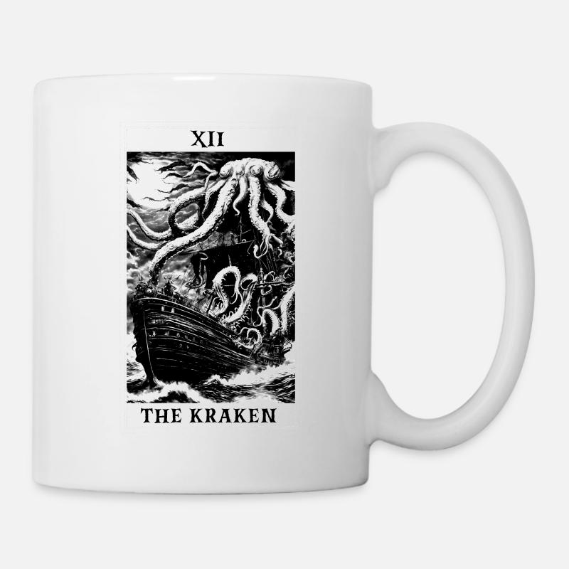 Kraken-Tarot - Tasse - Weiß