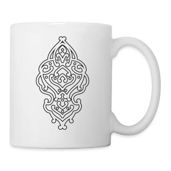 Abstrait - Mug blanc - blanc - Droite