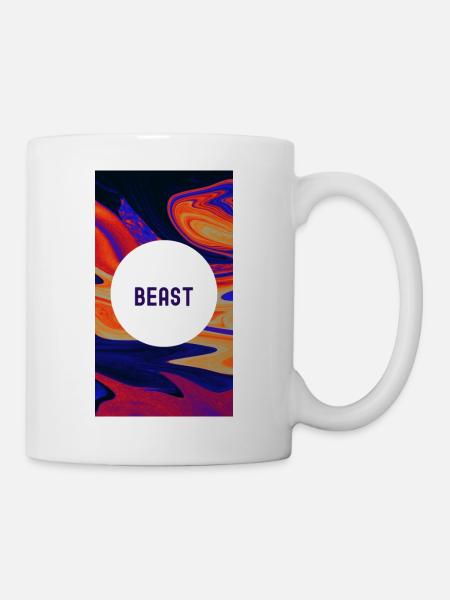 Beast Motivational: Unleash Your Inner Power - Mug - white