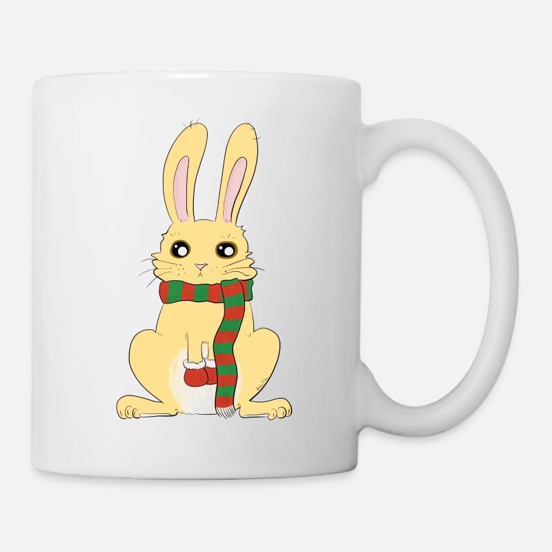 Chilly rabbit - Mug - white