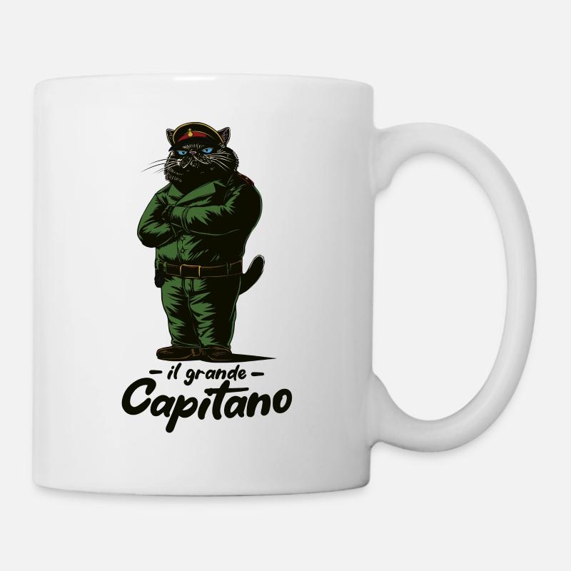 Mr Catnip - il grande Catpitano - Tasse - Weiß