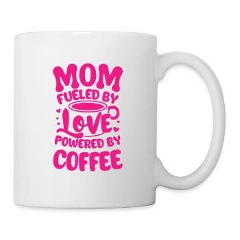Mom fueled by love powered by coffee - Mug - white - Right
