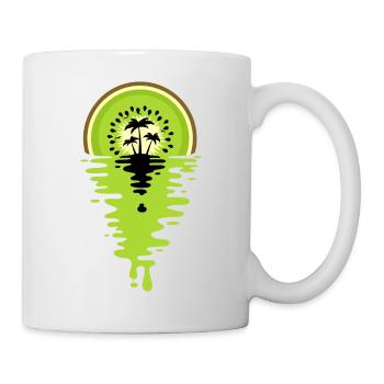 Sunset Kiwi juice - Mug - white - Right