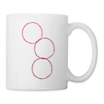 present creative expression innovative ideas - Tasse - Weiß - Rechts