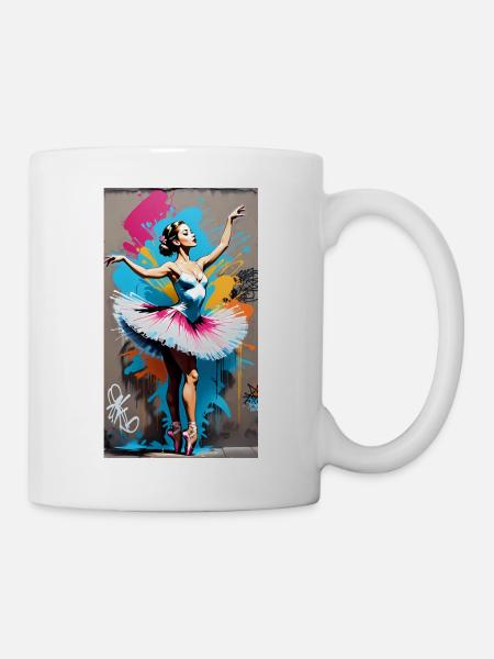 ballerina - Tasse - Weiß