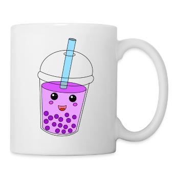 Bubble Tea - Tasse - Weiß - Rechts