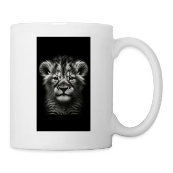 Baby Löwe - Junger König - Lion Young King - Mug - white - Right