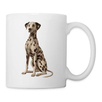 Dalmatian Dalmatian Dog with Spots - Mug - white - Right