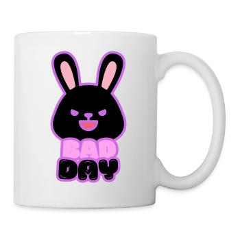 Mauvais jour lapin - Mug blanc - blanc - Droite