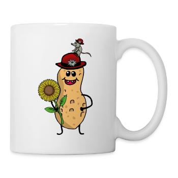 Cacahuètes Cacahuètes Cadeau d’anniversaire d’anniversaire - Mug blanc - blanc - Droite