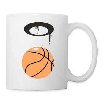 Basket-ball - Mug blanc - blanc - Droite