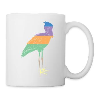 Shoebill Bird Ornithologist Forest I Gift - Mug - white - Right