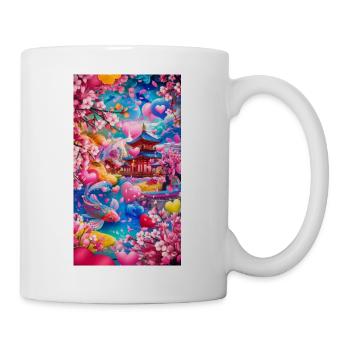 beautiful place - Mug blanc - blanc - Droite