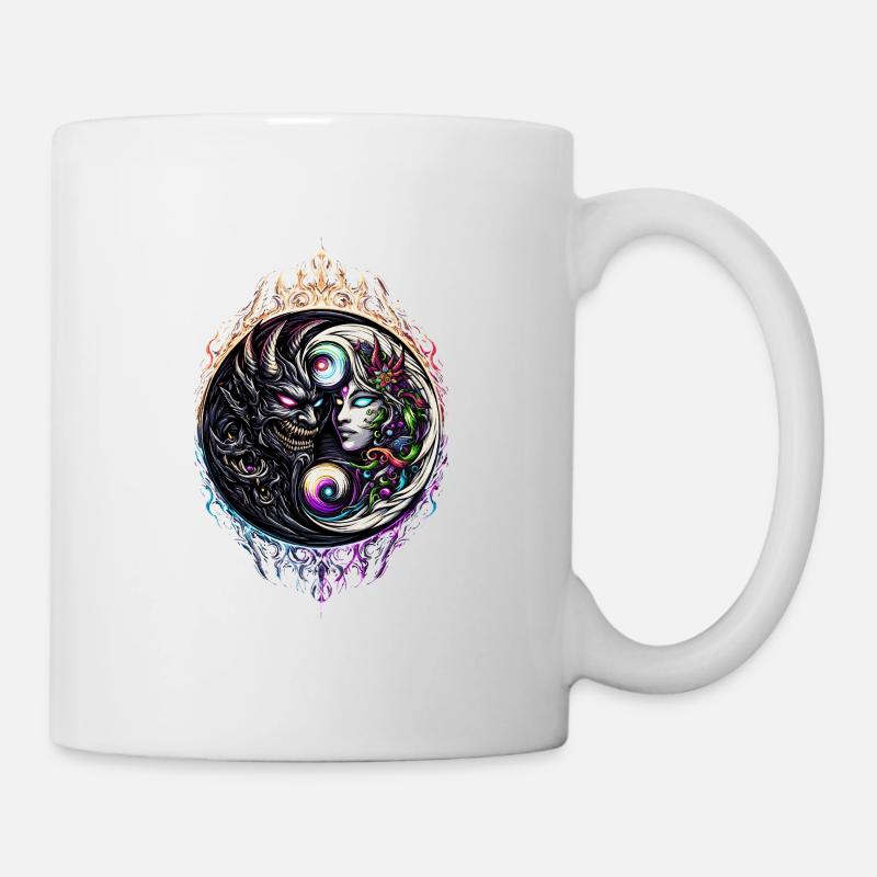 Eternal Duality Large - Mug - white