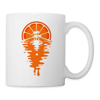 Sunset Orange juice - Coucher de soleil Orange - Mug - white - Right