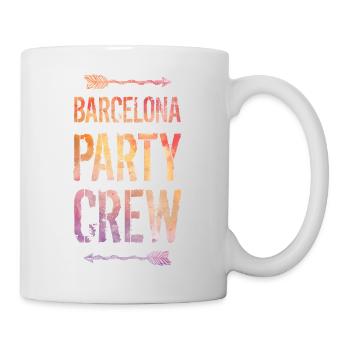 Dicton de l’équipe de fête de Barcelone - Mug blanc - blanc - Droite