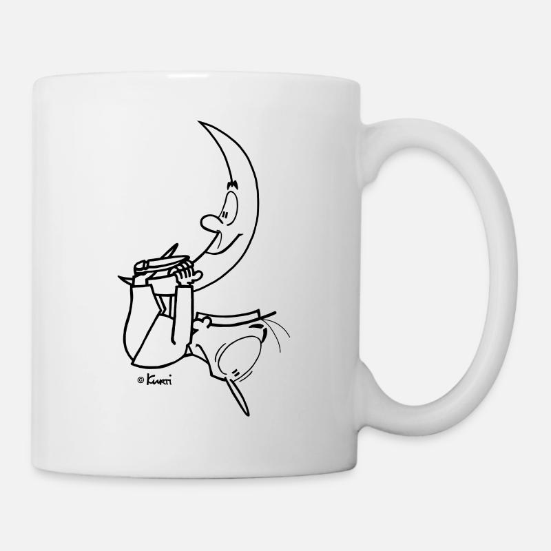 Kurti Lune - Mug blanc - blanc