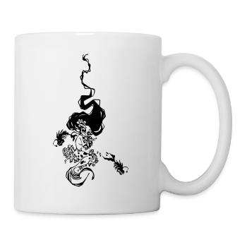 Creepy Mermaid - Mug blanc - blanc - Droite