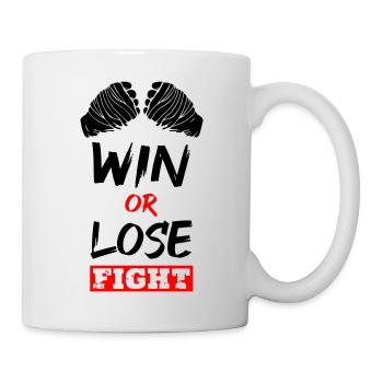 Win or Lose Fight - Mug - white - Right