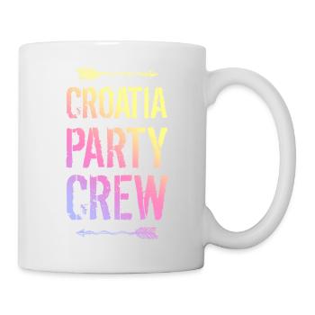Croatia Party Crew Colorful - Mug - white - Right