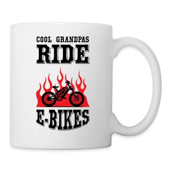Cool Grandpas Ride E Bike - Mug - white - Right