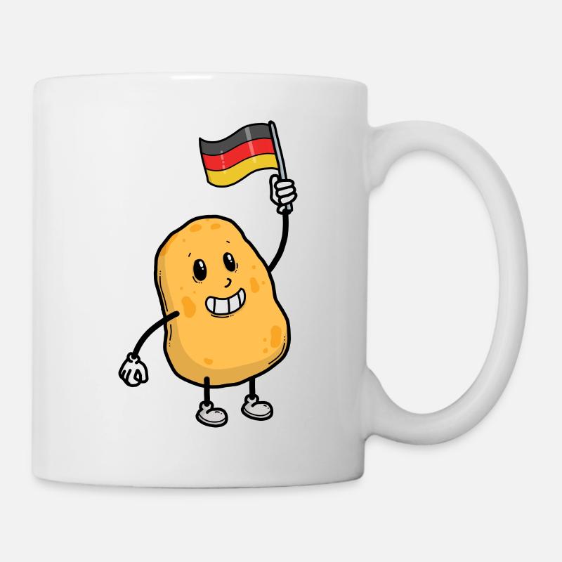 Kartoffel - Tasse - Weiß