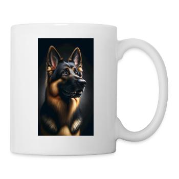 Dog German Shepherd - Mug - white - Right