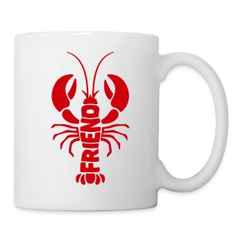 Hummer und freundschaft - Tasse - Weiß - Rechts