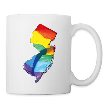 New Jersey (United States) | Real Flag | LGBTQIA+ - Mug - white - Right
