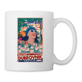 Kroatien Kroatien Hrvatska Reisen Sommer Dubrovnik - Tasse - Weiß - Rechts