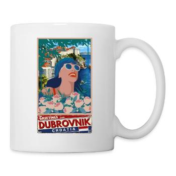 Kroatien Kroatien Hrvatska Reisen Sommer Dubrovnik - Tasse - Weiß - Rechts