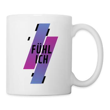 Saying, I feel. Cool pink design - Mug - white - Right