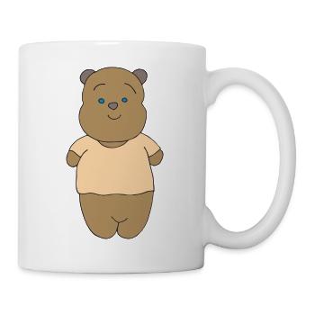 nounours - Mug blanc - blanc - Droite