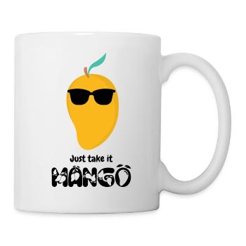 Take-it Mango - Édition Noire - Mug blanc - blanc - Droite