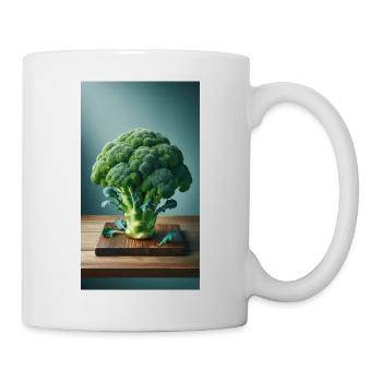 Brokkoli - Tasse - Weiß - Rechts