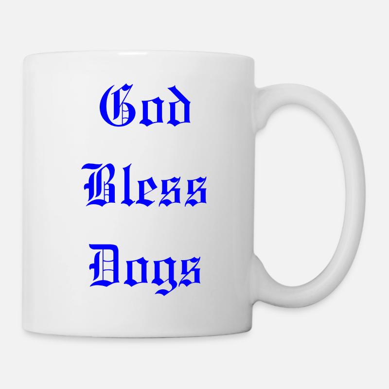 GodBlessDogs - Mug blanc - blanc